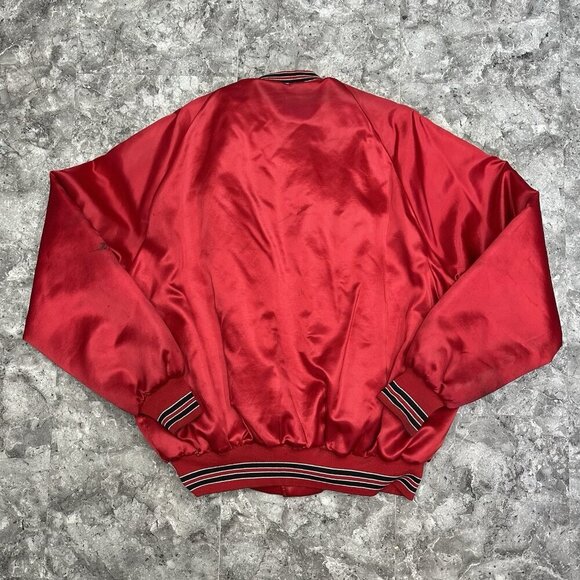 Vintage Toledo Mud Hens Varsity Jacket Mens XXL Dunbrooke Pla-Jac USA Red - Picture 2 of 8